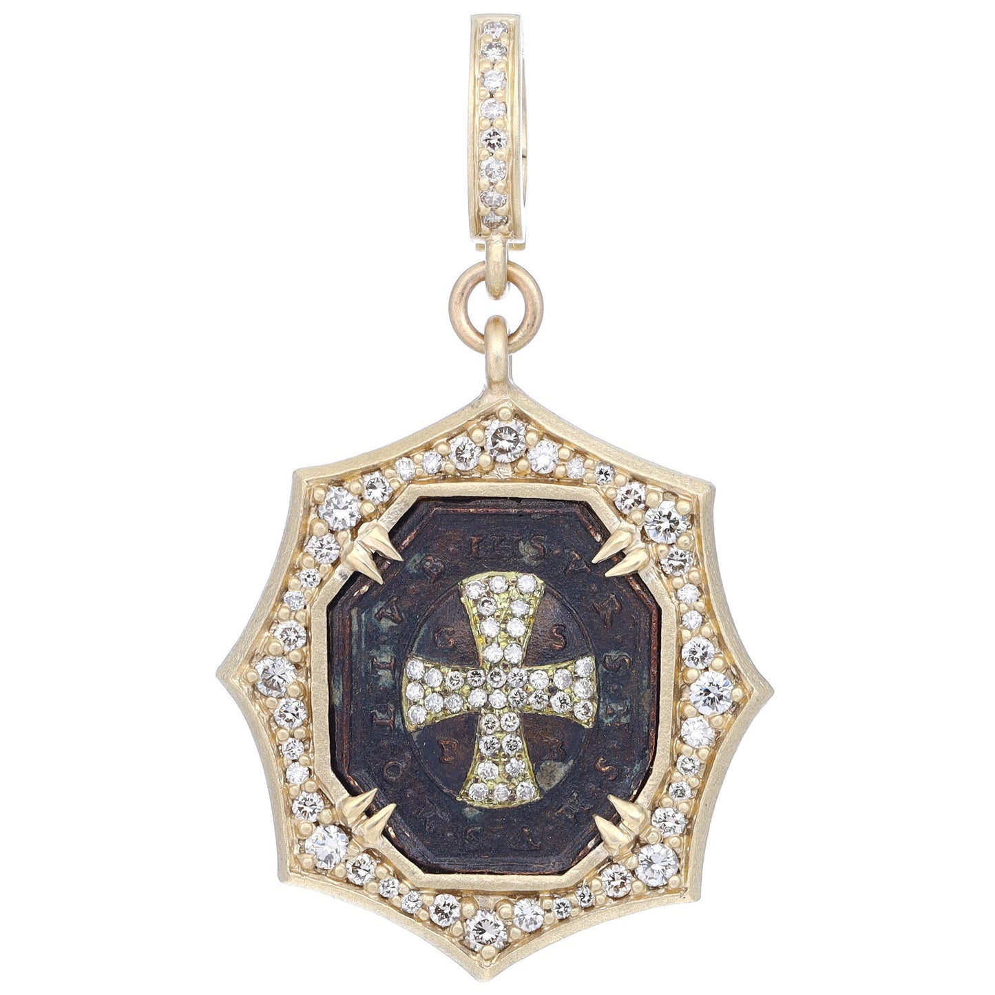 Antique St Benedict Medal Pendant