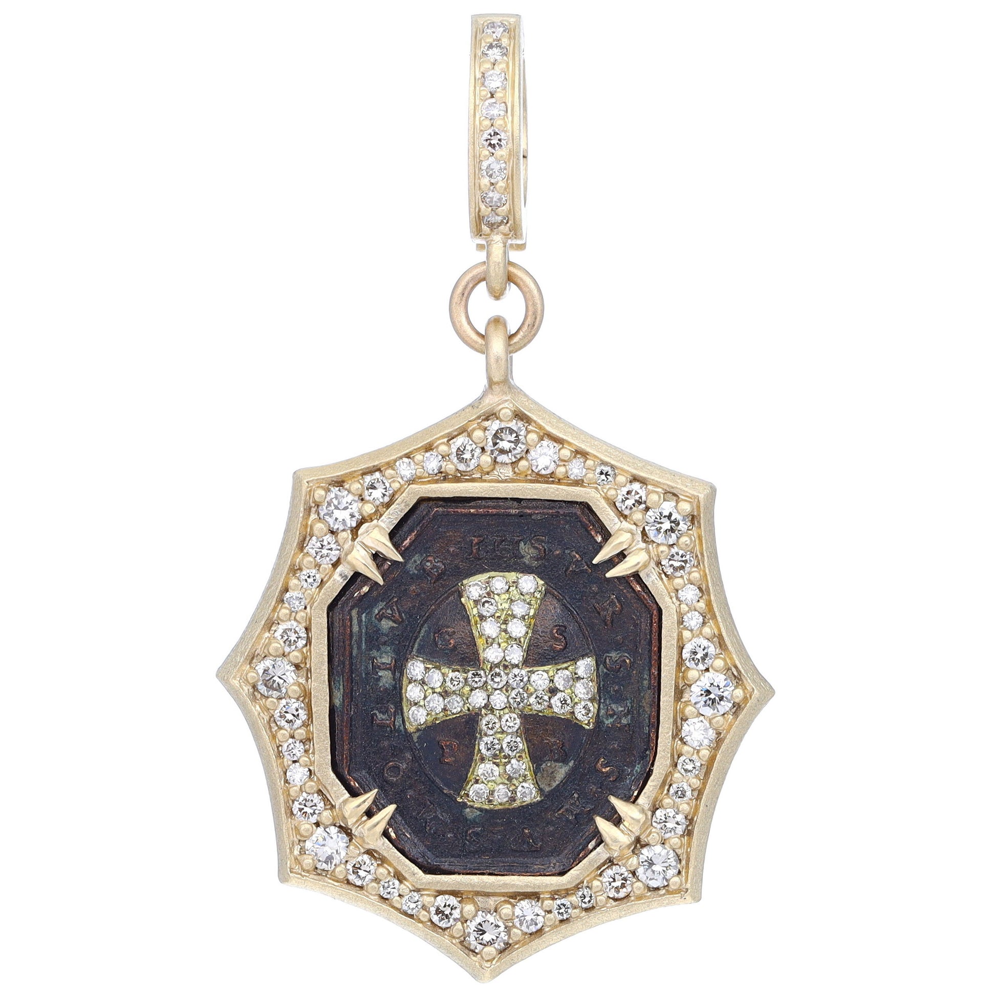 Antique St Benedict Medal Pendant