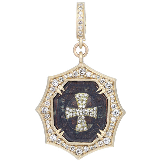 Antique St Benedict Medal Pendant