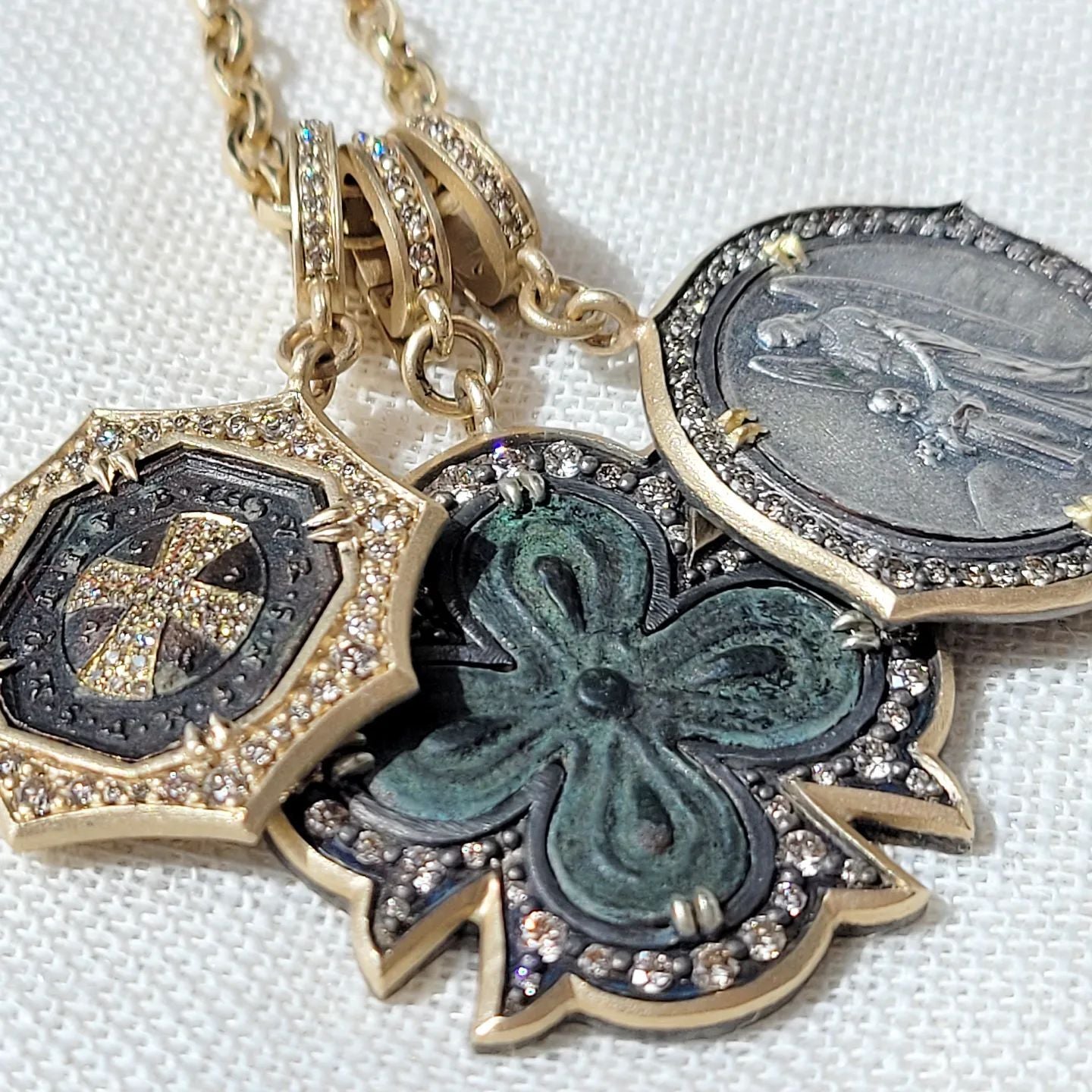 Antique St Benedict Medal Pendant
