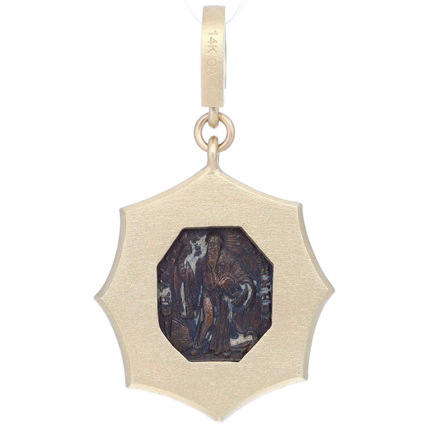 Antique St Benedict Medal Pendant